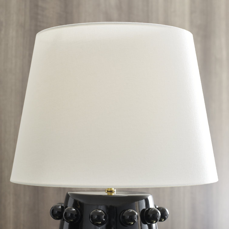 Edison 26.5'' Outdoor Black Porcelain Sphere Table Lamp