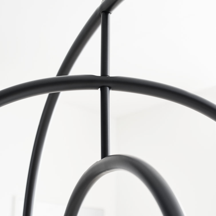 Hadden 6-Light Midnight Black Modern Chandelier