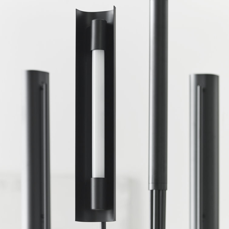 Carson Sleek Midnight Black Modern LED Chandelier