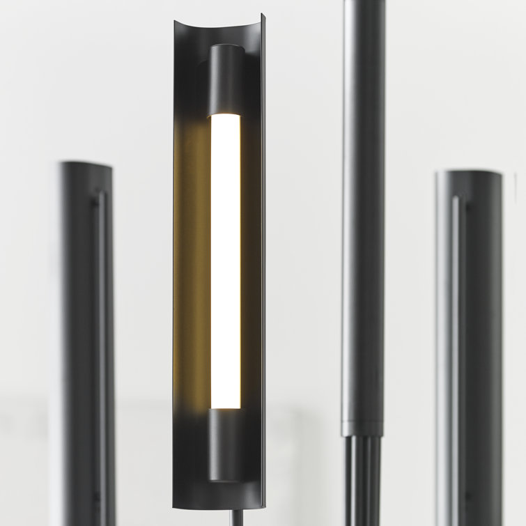 Carson Sleek Midnight Black Modern LED Chandelier