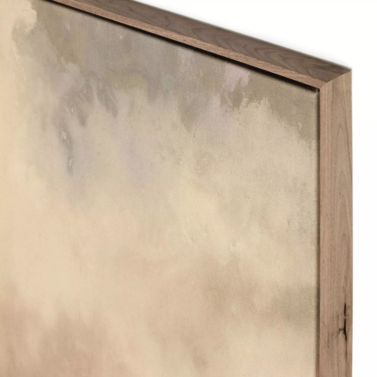 Aileen Fitzgerald Coastal Landscape Beige Canvas Painting