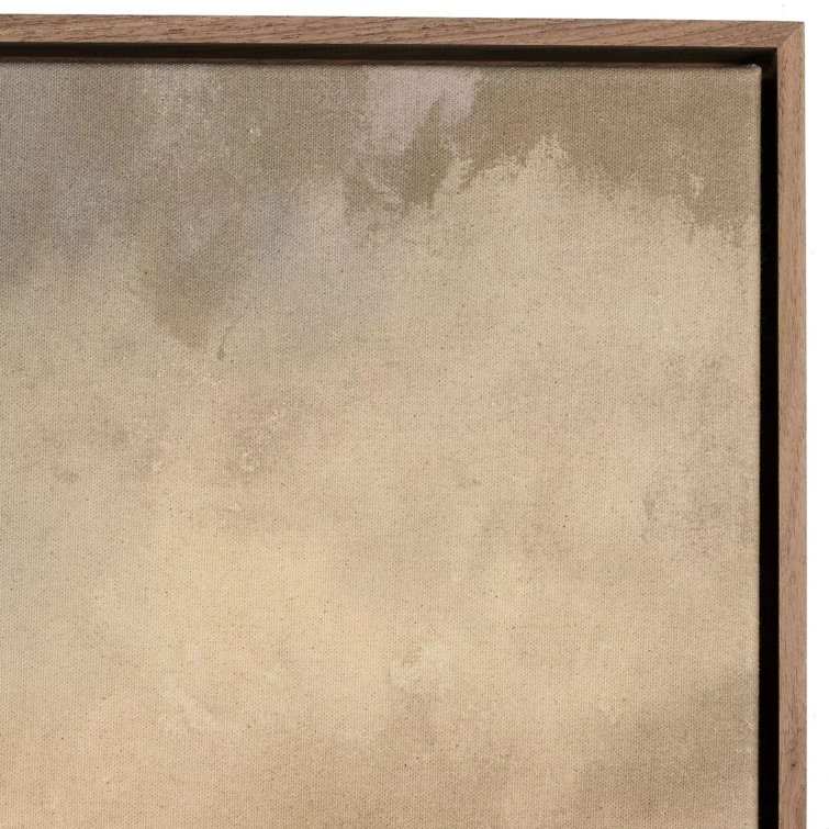 Aileen Fitzgerald Coastal Landscape Beige Canvas Painting