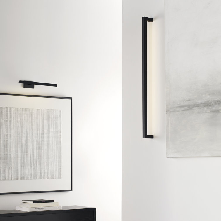 Stagger LED Dimmable Wall Sconce in Nightshade Black