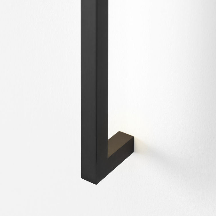 Stagger LED Dimmable Wall Sconce in Nightshade Black