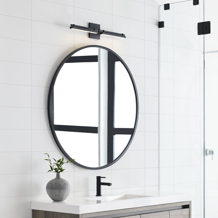 Polished Nickel Dimmable LED Vanity Bath Light