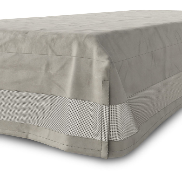 Gray Weatherproof Outdoor Patio Chaise Lounge Cover