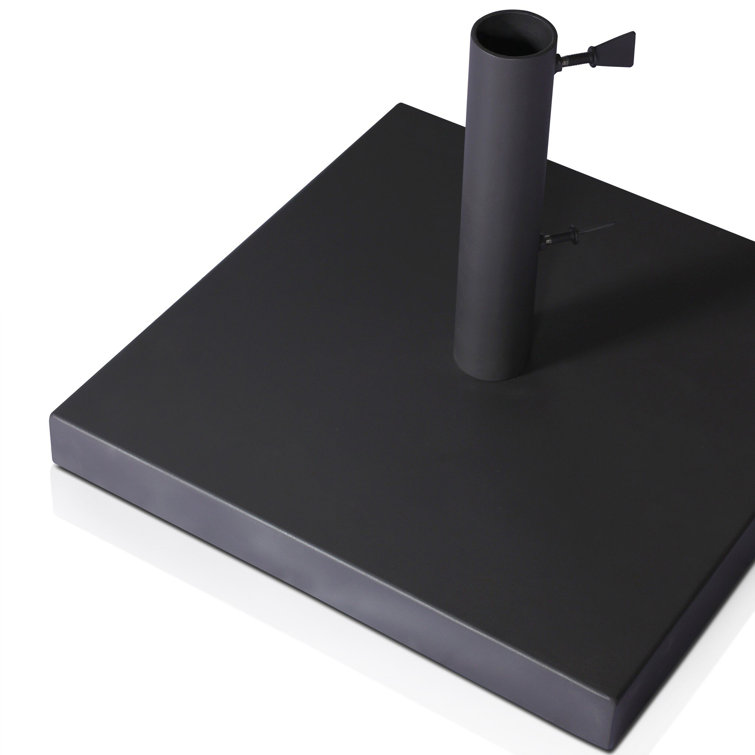 Nadira Black Stainless Steel Free Standing Umbrella Base
