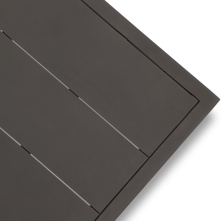 Bronze Aluminum Rectangular Outdoor Coffee Table