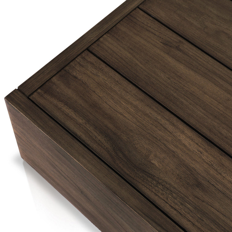 Mystica Large Teak Brown Outdoor Coffee Table