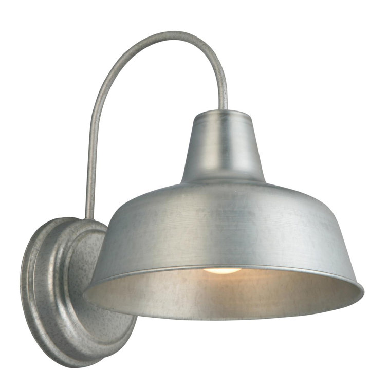 Mason Galvanized Steel 10-Inch Outdoor Wall Sconce