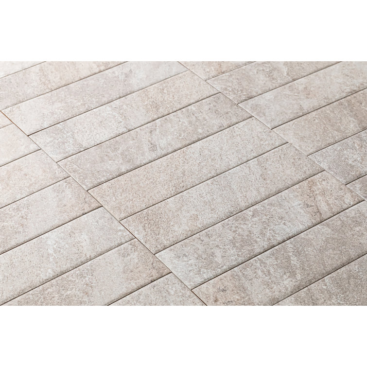 Amalfi Greige Matte Ceramic Subway Wall & Floor Tile