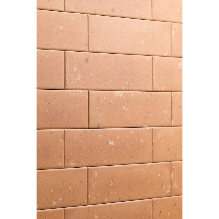 Cotto Matte Glazed Ceramic Brick Look Wall and Floor Tile