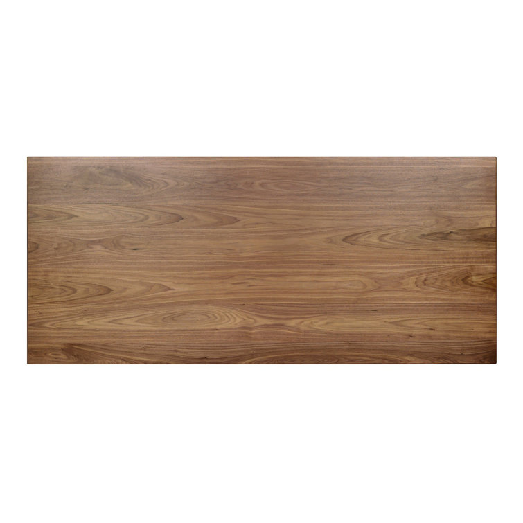 Walnut and MDF Rectangular Dining Table for 8