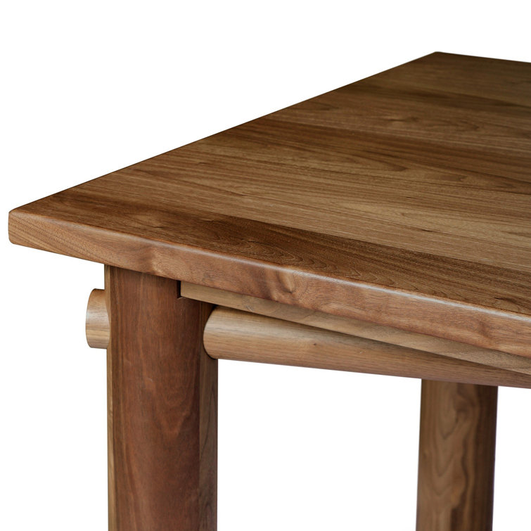 Walnut and MDF Rectangular Dining Table for 8