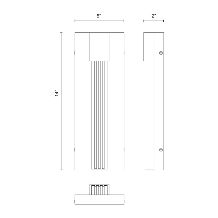 Kismet Column-Like Alabaster & Vintage Brass LED Bath Sconce