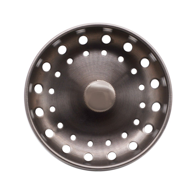 Satin Nickel Kitchen Sink Basket Strainer 2-Pack