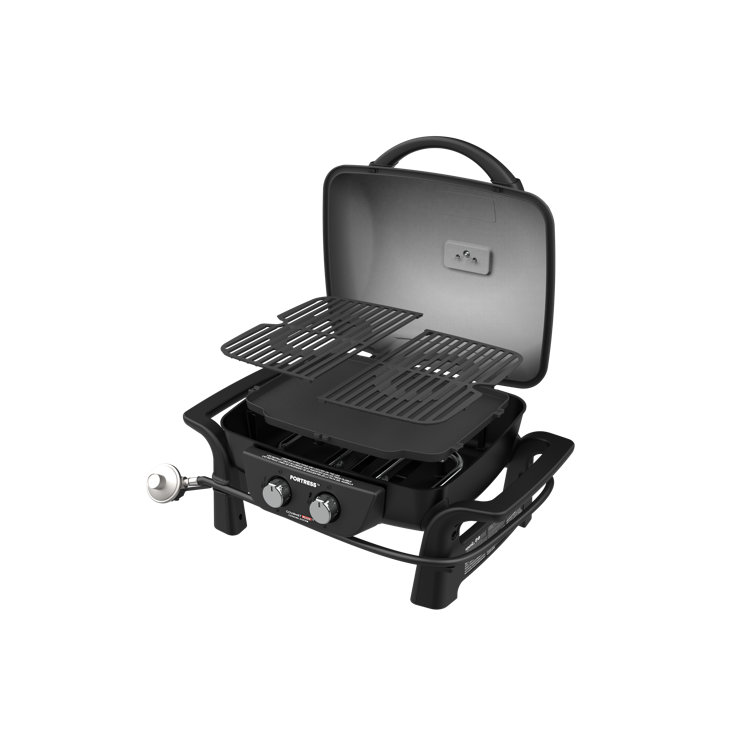 Nexgrill Fortress Black 2-Burner Cast Aluminum Gas Grill