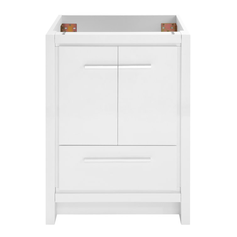 Virage 24" Glossy White Freestanding Bathroom Vanity