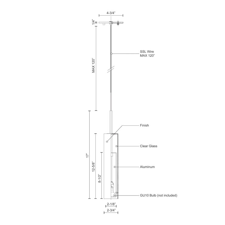 Jarvis Brushed Nickel 12" LED Pendant Light with Clear Glass Shade