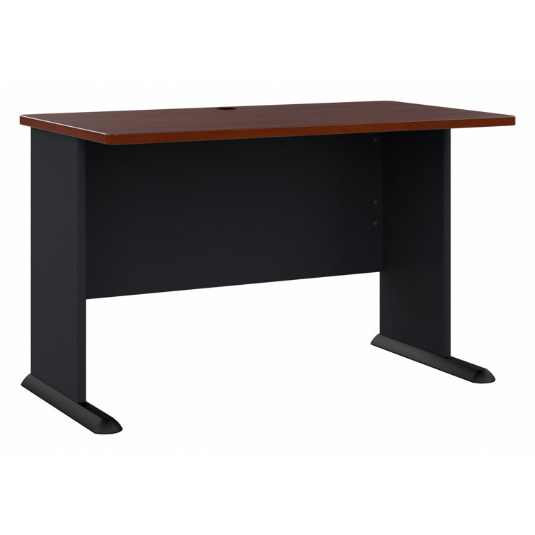 Hansen Cherry and Galaxy Executive Desk with Keyboard Tray