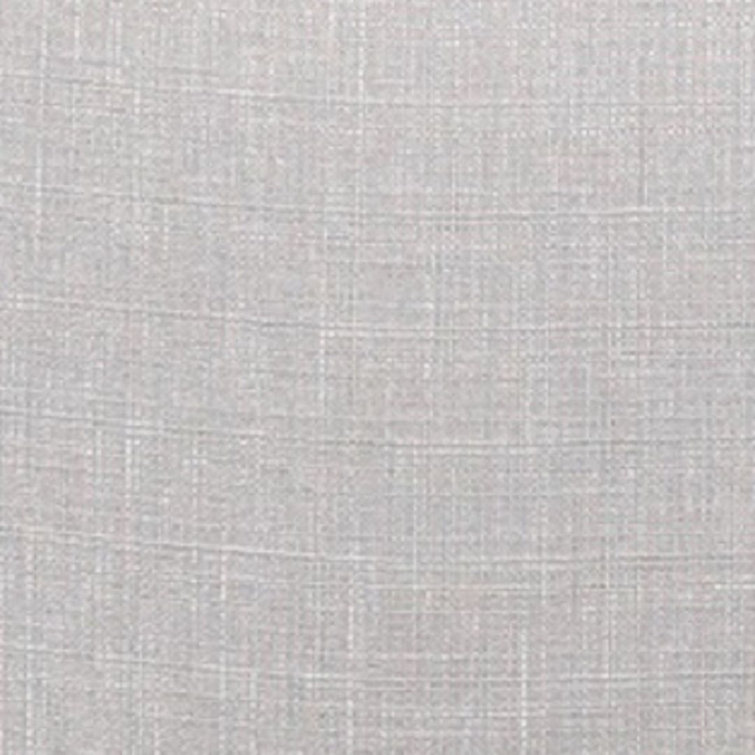 Mid Century Modern Gray Linen and Walnut Wood Accent Chair