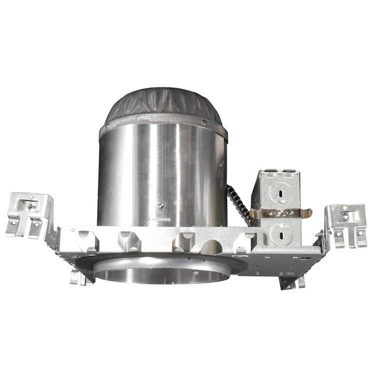 Grey 5'' IC Rated Airtight Recessed Lighting Housing