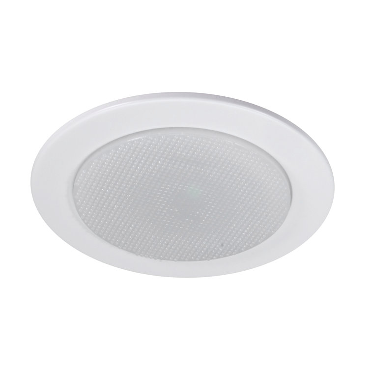 5'' White Satin Glass Recessed Shower Trim Kit
