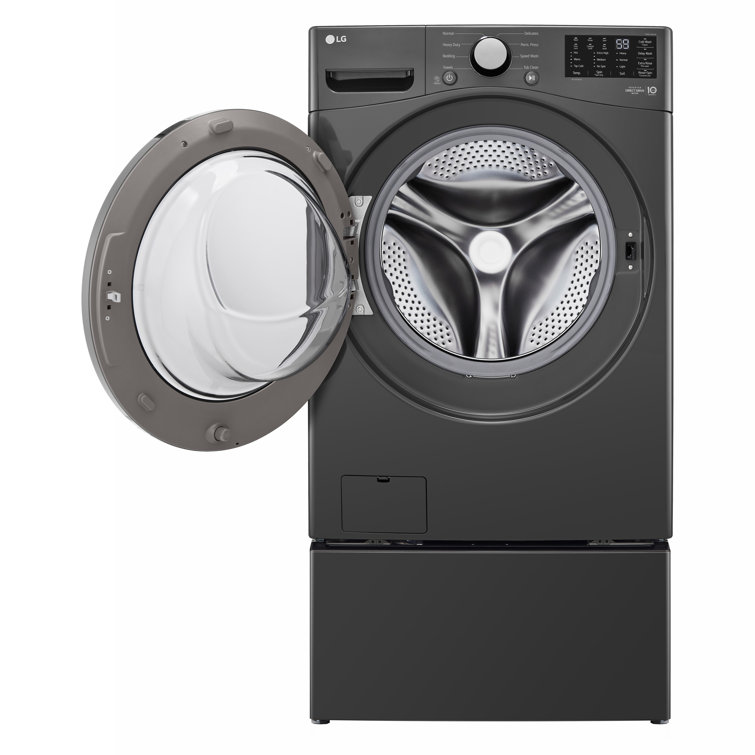 5.0 Cu. Ft. High Efficiency Black Front Load Washer