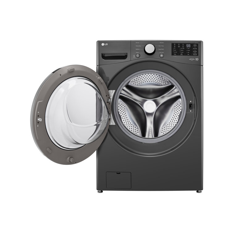 5.0 Cu. Ft. High Efficiency Black Front Load Washer