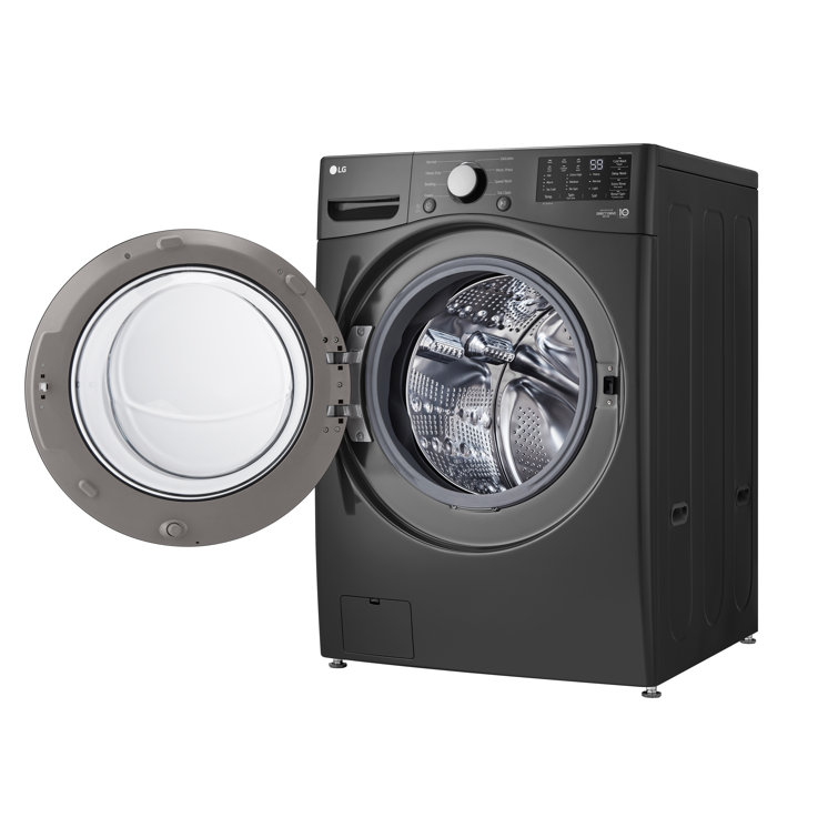 5.0 Cu. Ft. High Efficiency Black Front Load Washer