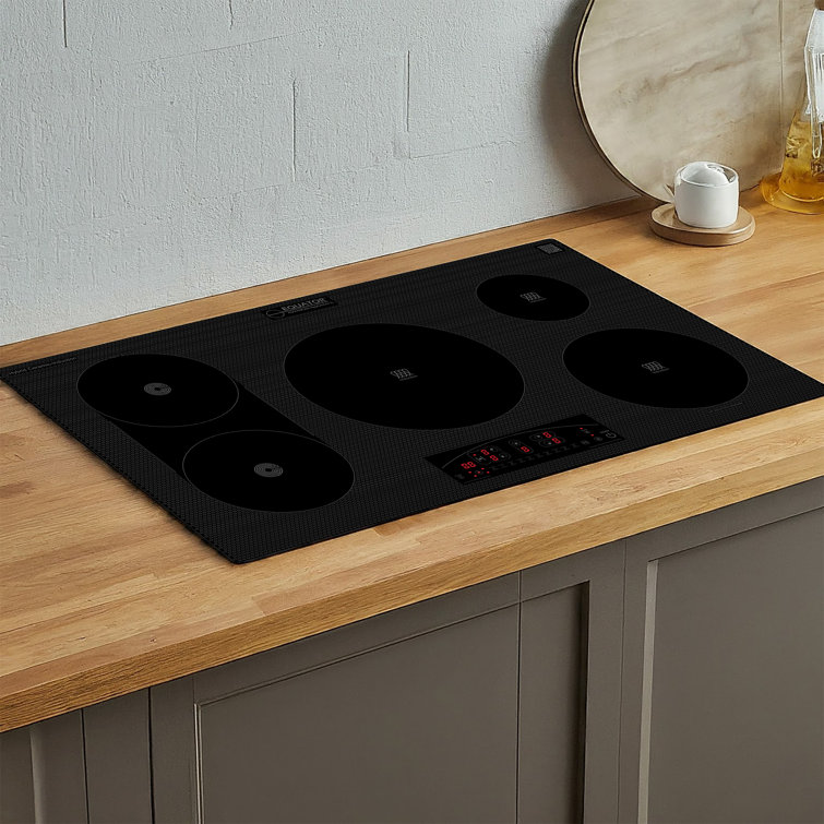 Equator Black Ceramic-Induction 36" 5 Burner Cooktop with Touch Control