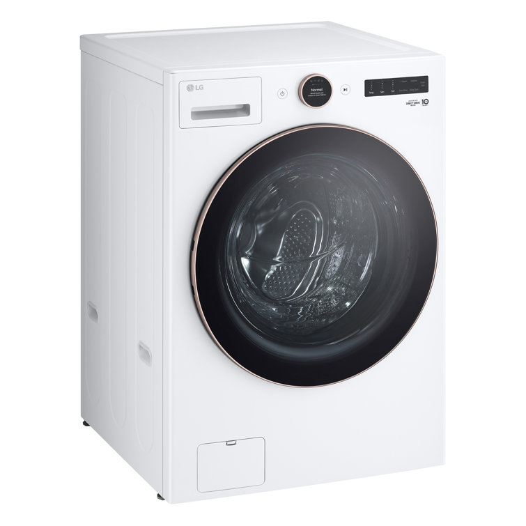 5.0 Cu. Ft. White Smart Front Load Washer with Steam and TurboWash