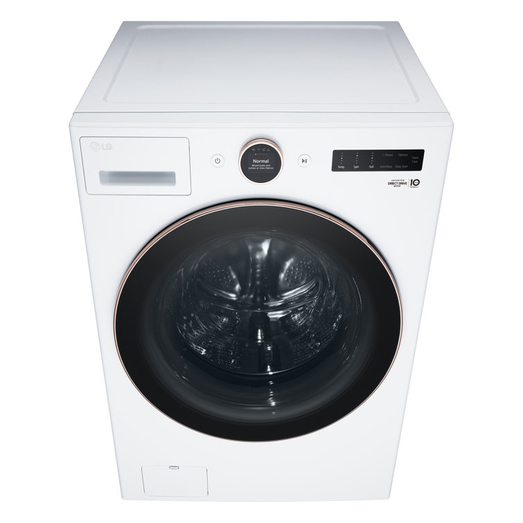 5.0 Cu. Ft. White Smart Front Load Washer with Steam and TurboWash