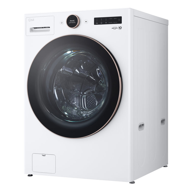 5.0 Cu. Ft. White Smart Front Load Washer with Steam and TurboWash
