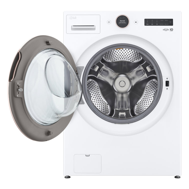 5.0 Cu. Ft. White Smart Front Load Washer with Steam and TurboWash