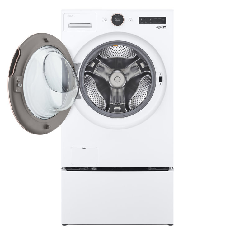 5.0 Cu. Ft. White Smart Front Load Washer with Steam and TurboWash