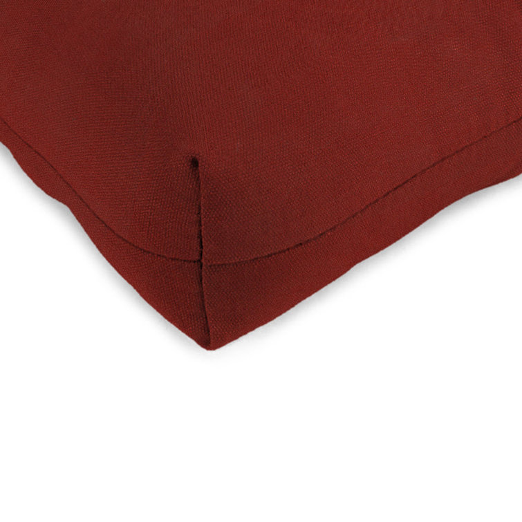 Turquoise Tufted 19" Outdoor Wicker Seat Cushions Set of 2