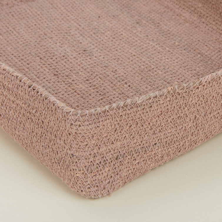 Blush Seagrass Essential Letter Tray Organizer