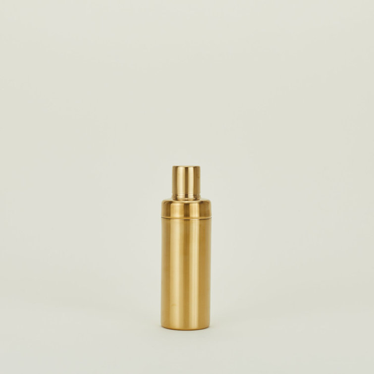 Brass Finish Modern Cocktail Shaker