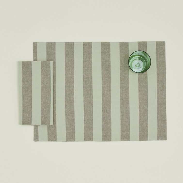 Essential Striped Placemat - Set Of 4