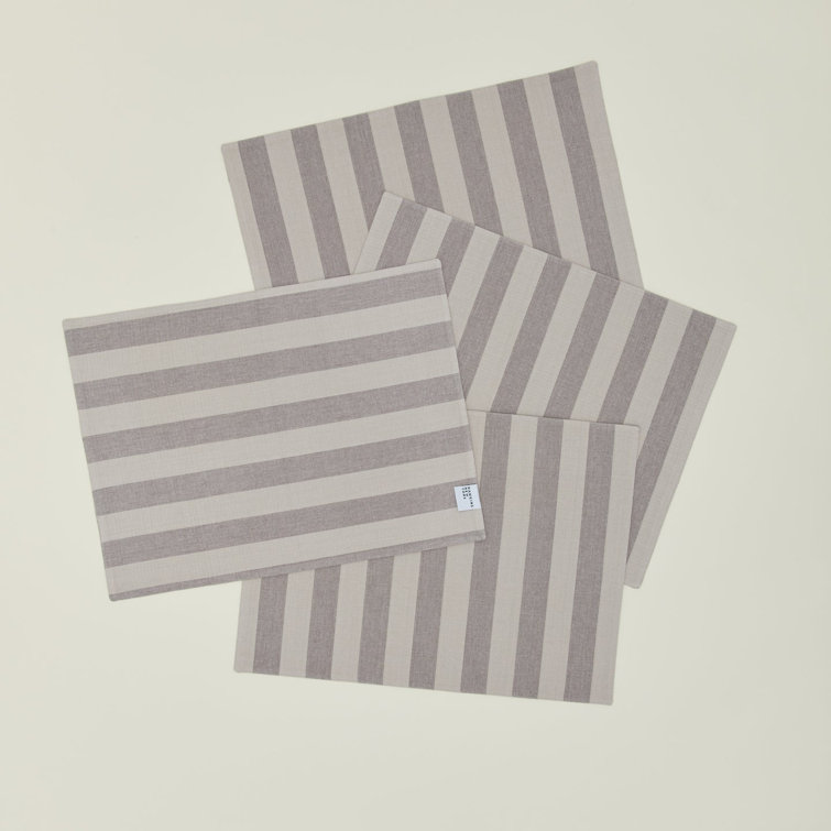Essential Striped Placemat - Set Of 4