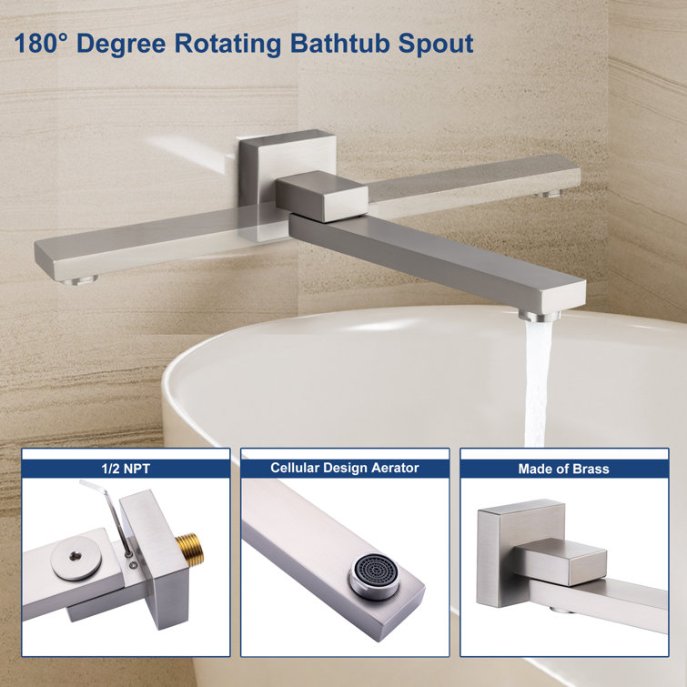 Chrome Polished Multi-Head Wall Mounted Shower System