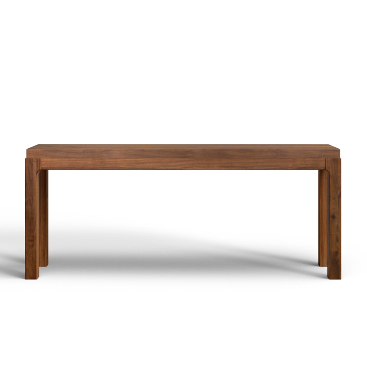 Daniella Warm Walnut 78'' Modern Storage Console Table