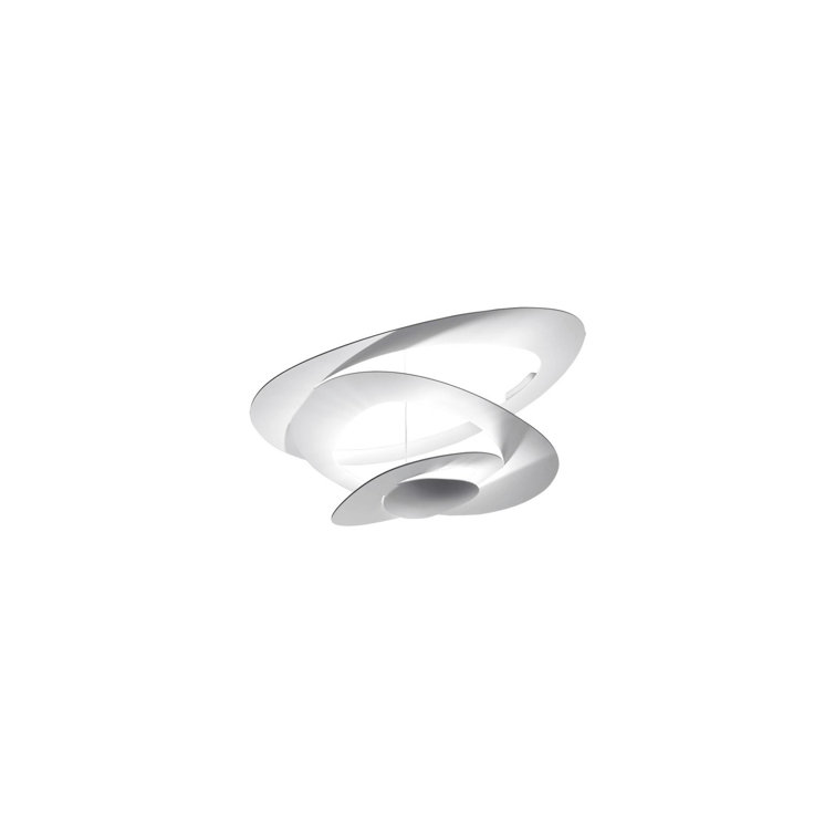 Pirce Large White Aluminum LED Flush Mount Ceiling Light