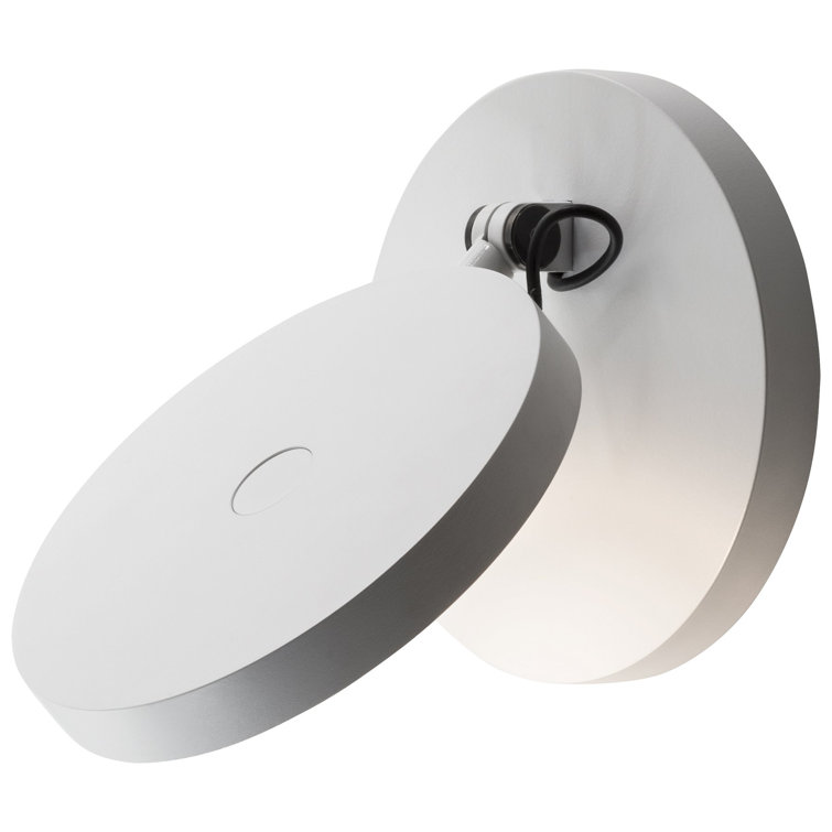 Demetra White LED Wall Sconce with Adjustable Arm
