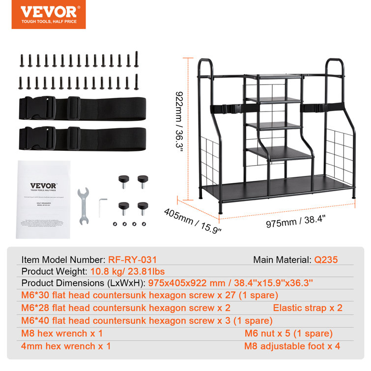 Steel Freestanding Adjustable Multi-Use Sports Rack