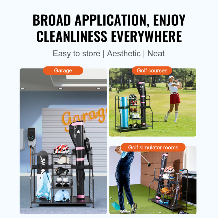 Steel Freestanding Adjustable Multi-Use Sports Rack