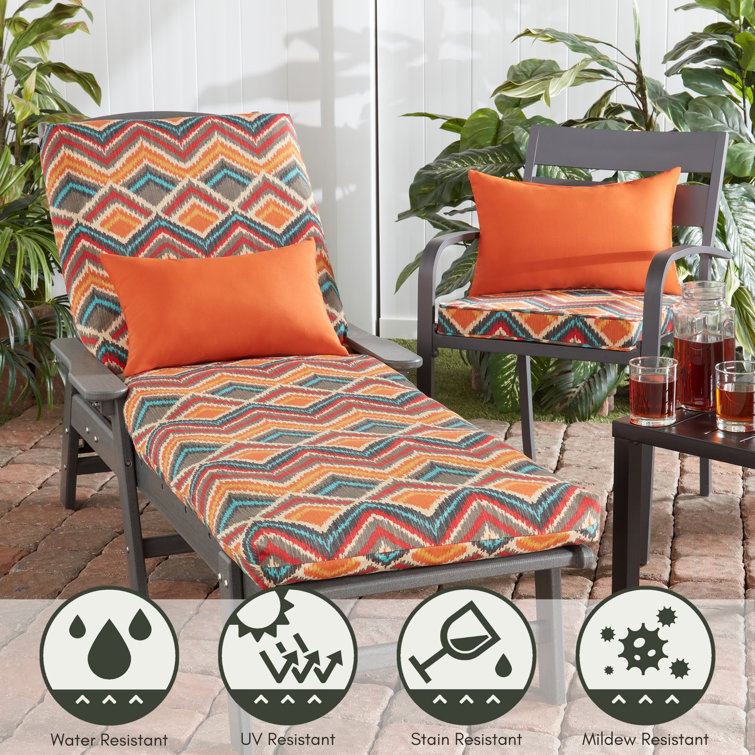 Rust 19 x 12 Inch Outdoor Rectangular Throw Pillows Set