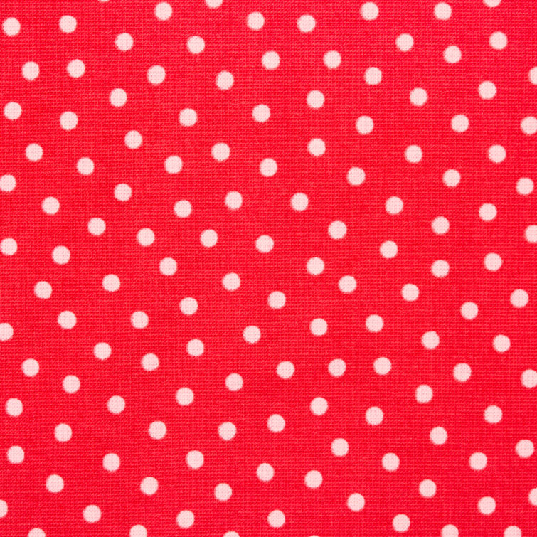 Red and White Cotton Kitchen Towel Set of Four