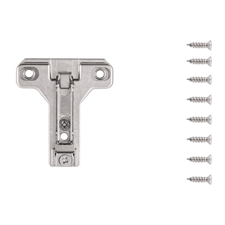Polished Nickel Euro Concealed Cabinet Hinge with Easy Release